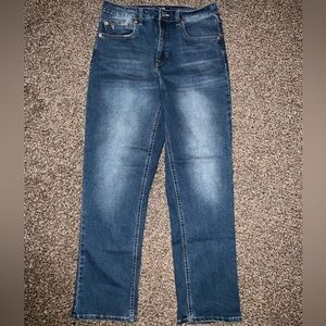 Frye Women's Mid-Blue Ankle Crop Jeans